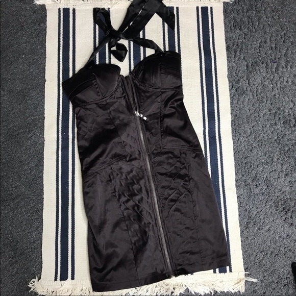 GORGEOUS Entry Brown Mini Dress Size M - Picture 2 of 8